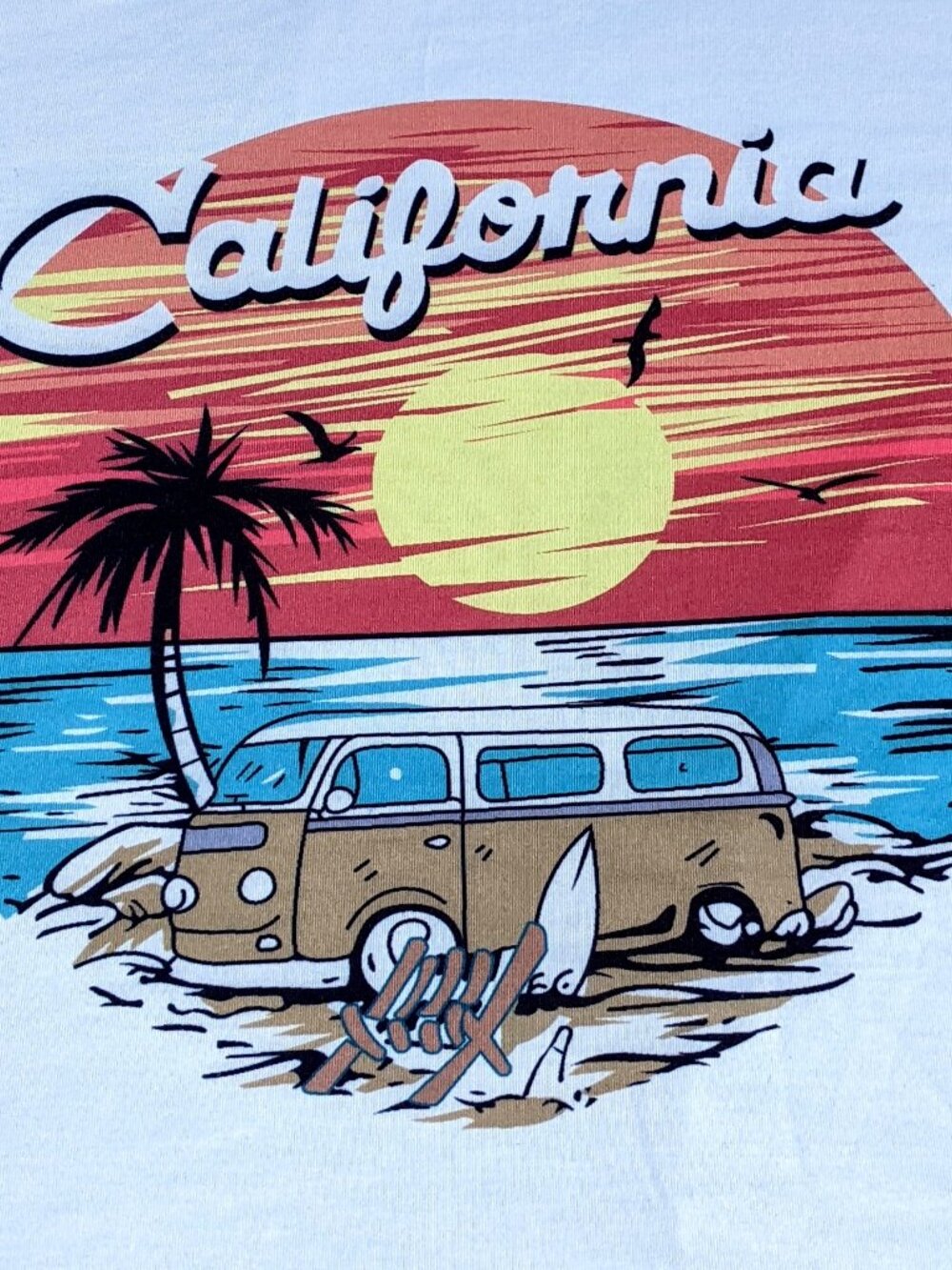 very nice California vw bus van men's 2xl t-shirt